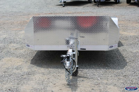 New 2025 ALUMA 8214HS Tilt Slingshot Trailer Motorcycle Trailer