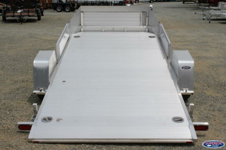 New 2025 ALUMA 8214HS Tilt Slingshot Trailer Motorcycle Trailer