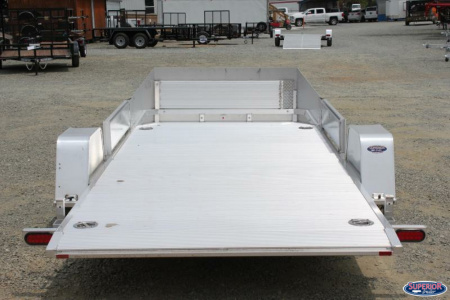 New 2025 ALUMA 8214HS Tilt Slingshot Trailer Motorcycle Trailer