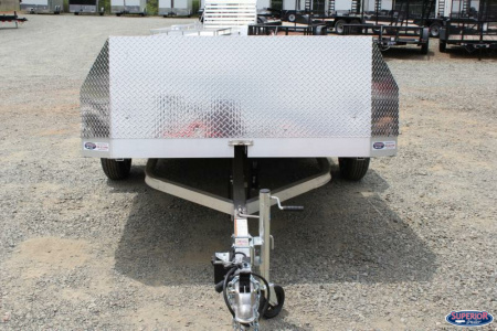 New 2025 ALUMA 8214HS Tilt Slingshot Trailer Motorcycle Trailer