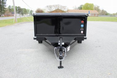 New 2025 HAWKE TRAILERS 6X12 10K Dump w/ Spreader Gate Ramps and Tarp Dump Trailer