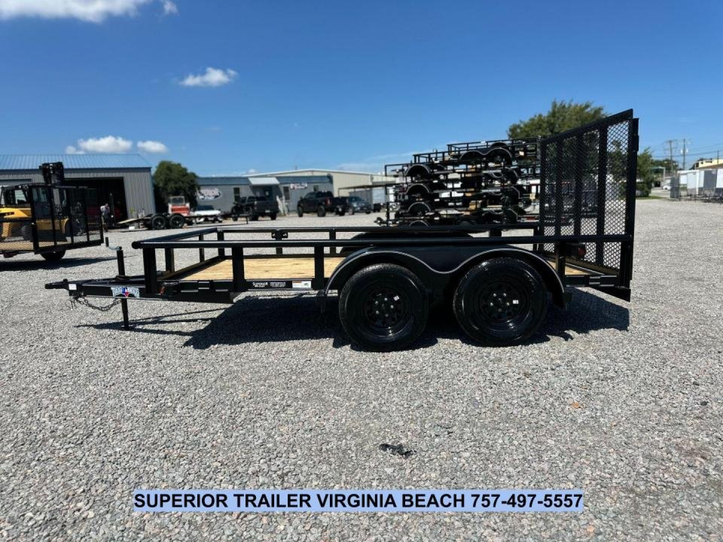 New 2024 TEXAS BRAGG TRAILERS 12P w/ Gate Utility Trailer