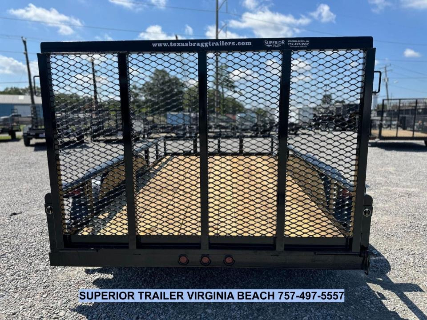 New 2024 TEXAS BRAGG TRAILERS 12P w/ Gate Utility Trailer