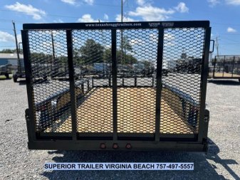 New 2024 TEXAS BRAGG TRAILERS 12P w/ Gate Utility Trailer