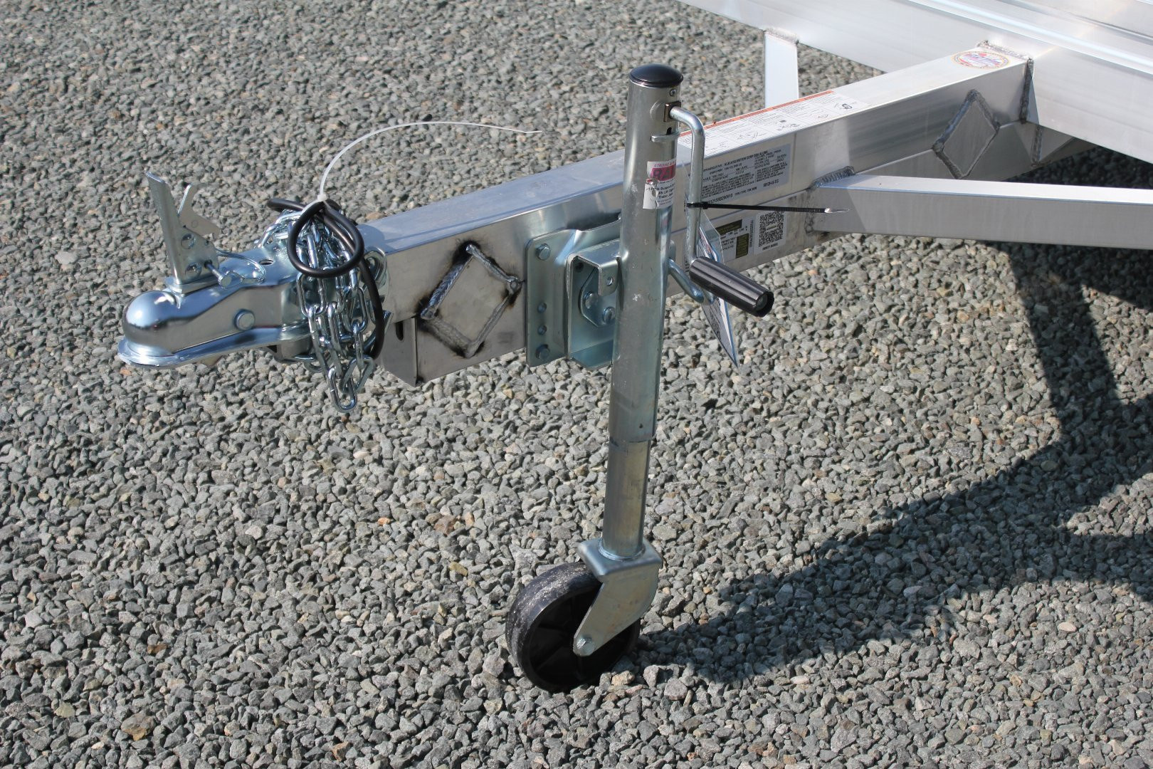 New 2025 ALUMA 6812H w/ 12" Solid Sides & Gate Utility Trailer