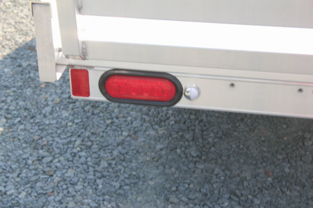 New 2025 ALUMA 6812H w/ 12" Solid Sides & Gate Utility Trailer