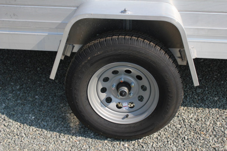 New 2025 ALUMA 6812H w/ 12" Solid Sides & Gate Utility Trailer