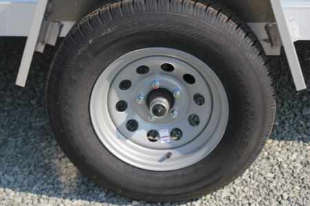 New 2025 ALUMA 6812H w/ 12" Solid Sides & Gate Utility Trailer