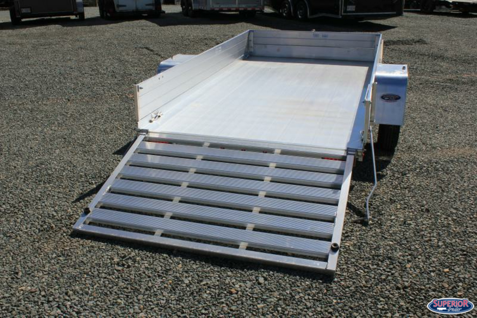 New 2025 ALUMA 6310 w/ 12" Solid Sides Utility Trailer