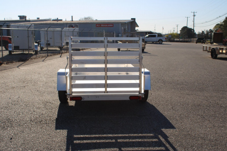 New 2025 ALUMA 548 w/ 12" Solid Sides and Tailgate Utility Trailer