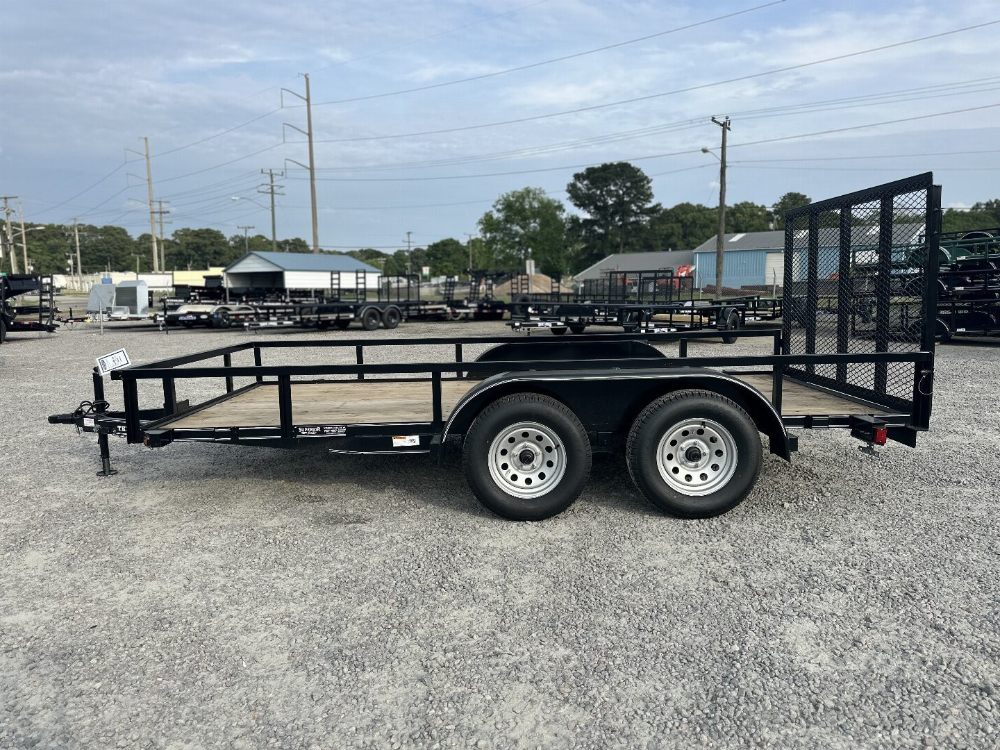 New 2024 TEXAS BRAGG TRAILERS 14LD w/ Gate Utility Trailer