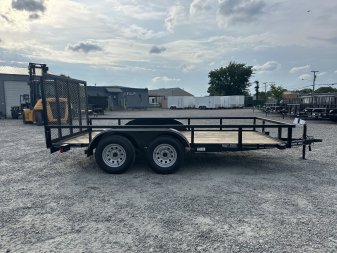 New 2024 TEXAS BRAGG TRAILERS 14LD w/ Gate Utility Trailer