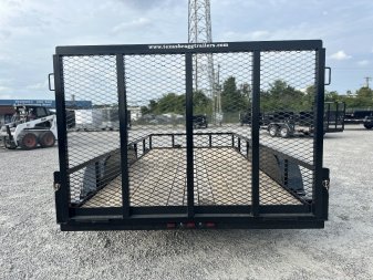 New 2024 TEXAS BRAGG TRAILERS 14LD w/ Gate Utility Trailer