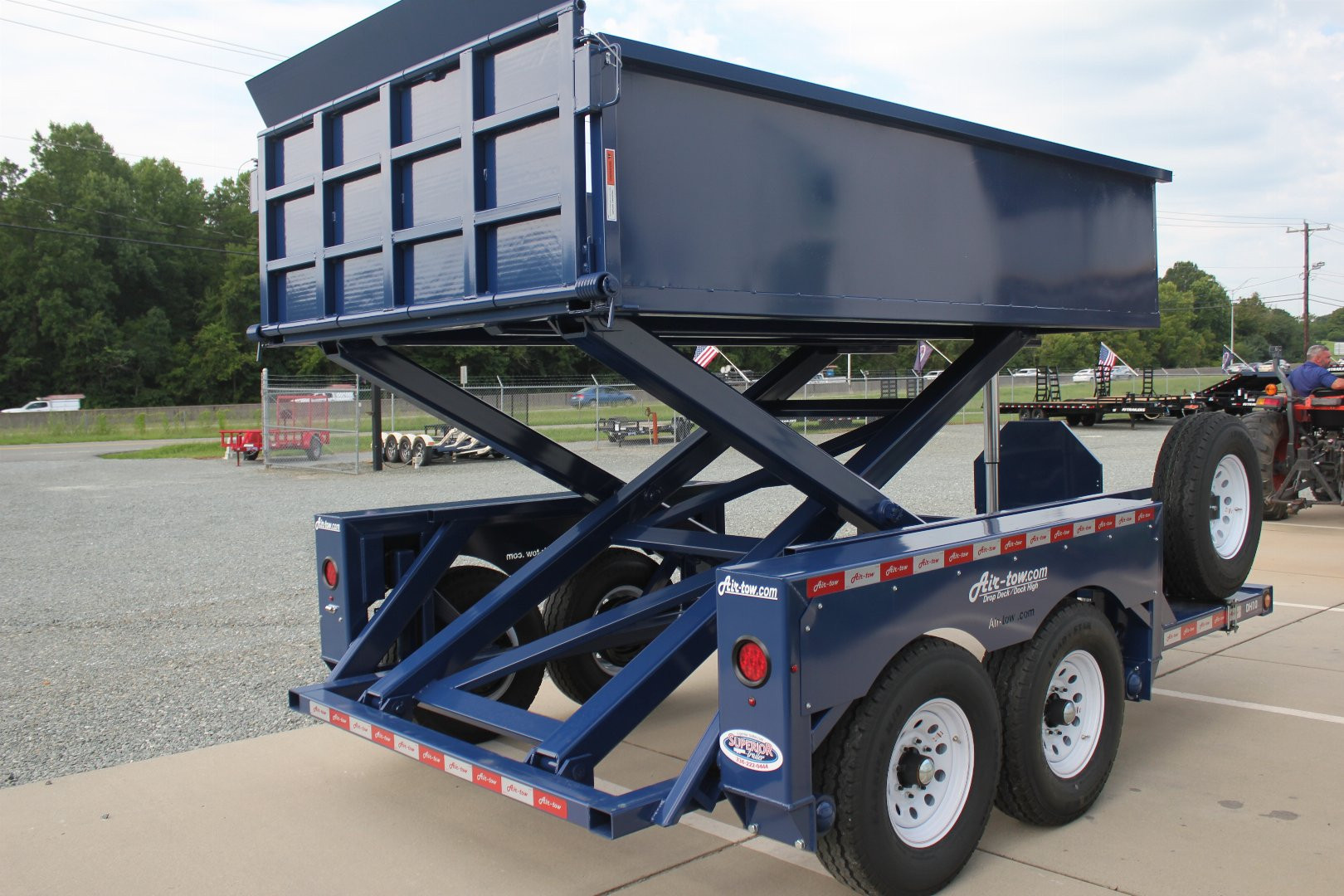 New 2024 Air Tow DH10 13.7K Dock Height Drop Deck Trailer