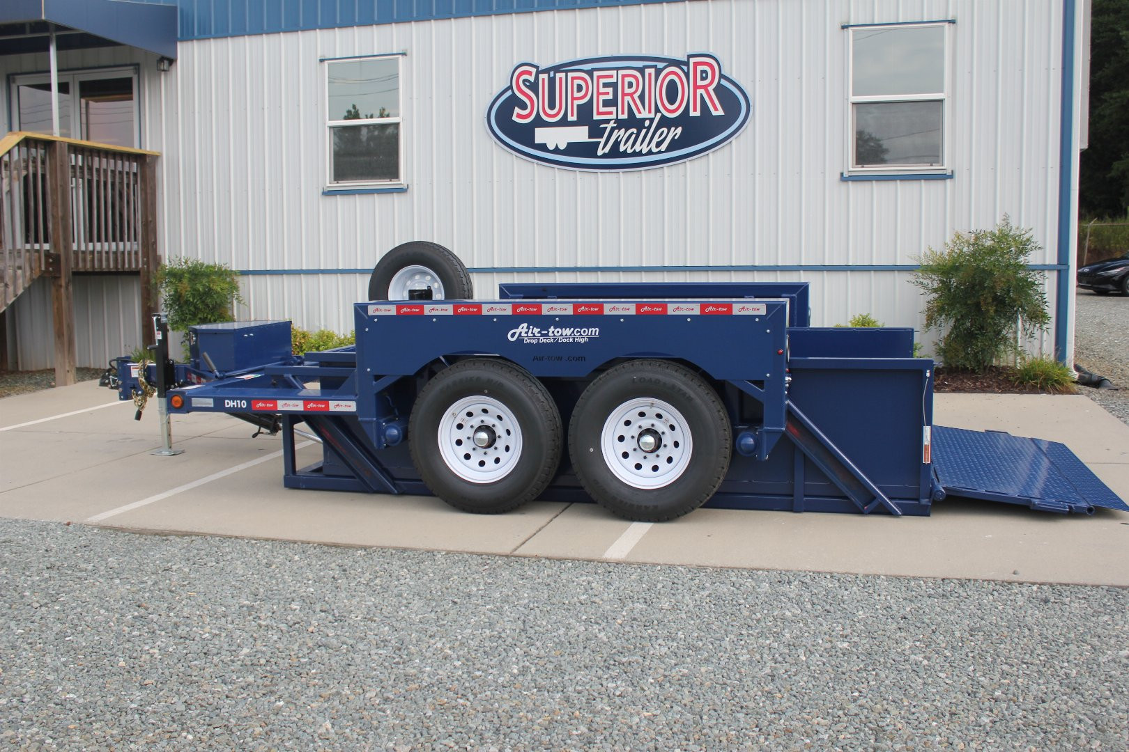New 2024 Air Tow DH10 13.7K Dock Height Drop Deck Trailer