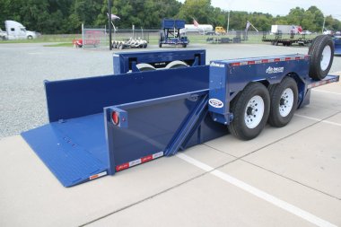 New 2024 Air Tow 14' UT16-12 16k Drop Deck Equipment Trailer