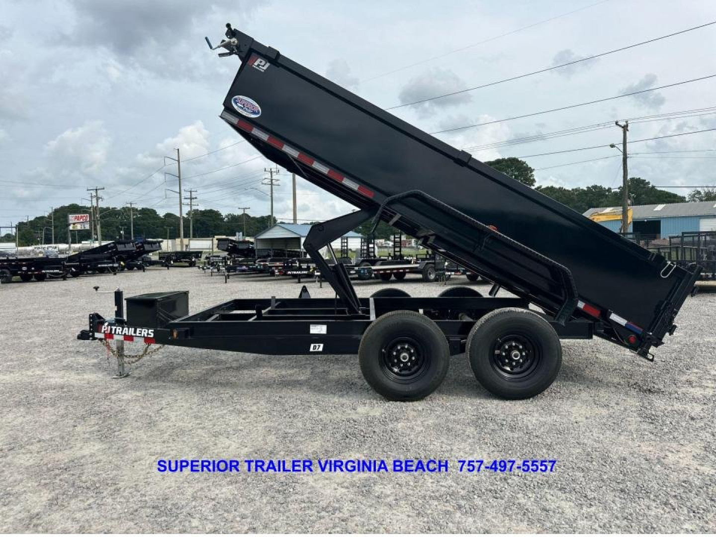 New 2025 PJ Trailers D7 7x14 14K Dump Trailer HOT ITEM WHILE SUPPLIES LAST