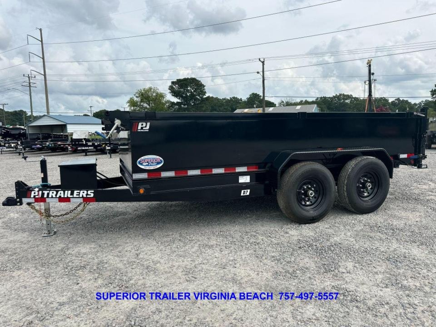 New 2025 PJ Trailers D7 7x14 14K Dump Trailer HOT ITEM WHILE SUPPLIES LAST