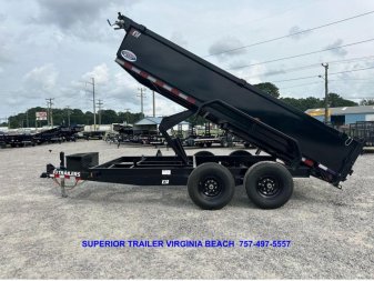 New 2025 PJ Trailers D7 7x14 14K Dump Trailer HOT ITEM WHILE SUPPLIES LAST