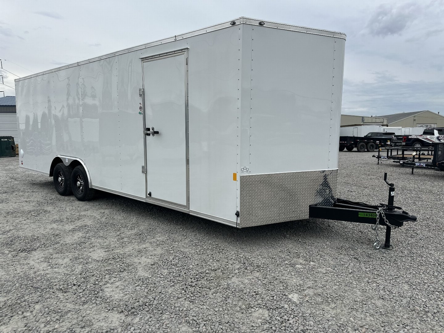 New 2025 CONTINENTAL CARGO 8.5X24 10K Car/ Race Trailer w/ Rear Wing