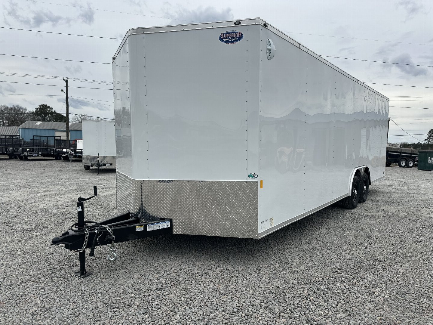 New 2025 CONTINENTAL CARGO 8.5X24 10K Car/ Race Trailer w/ Rear Wing