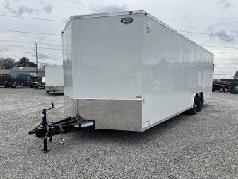 New 2025 CONTINENTAL CARGO 8.5X24 10K Car/ Race Trailer w/ Rear Wing