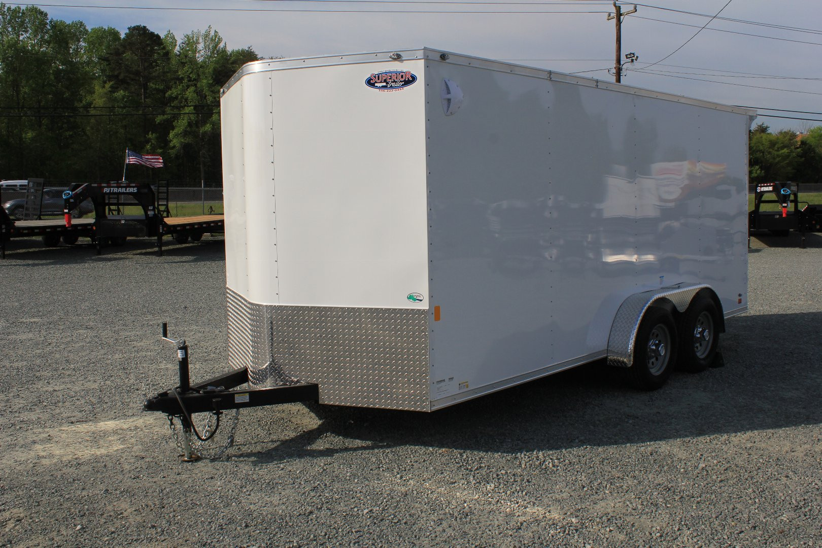 New 2025 CONTINENTAL CARGO 7X16 w/ Ramp Door & Rear Wing