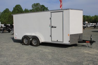New 2025 CONTINENTAL CARGO 7X16 w/ Ramp Door & Rear Wing