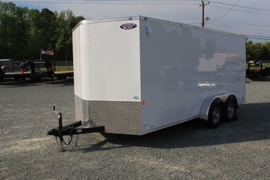 New 2025 CONTINENTAL CARGO 7X16 w/ Ramp Door & Rear Wing
