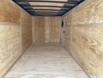 New 2025 CONTINENTAL CARGO 7X16 w/ Ramp Door & Rear Wing