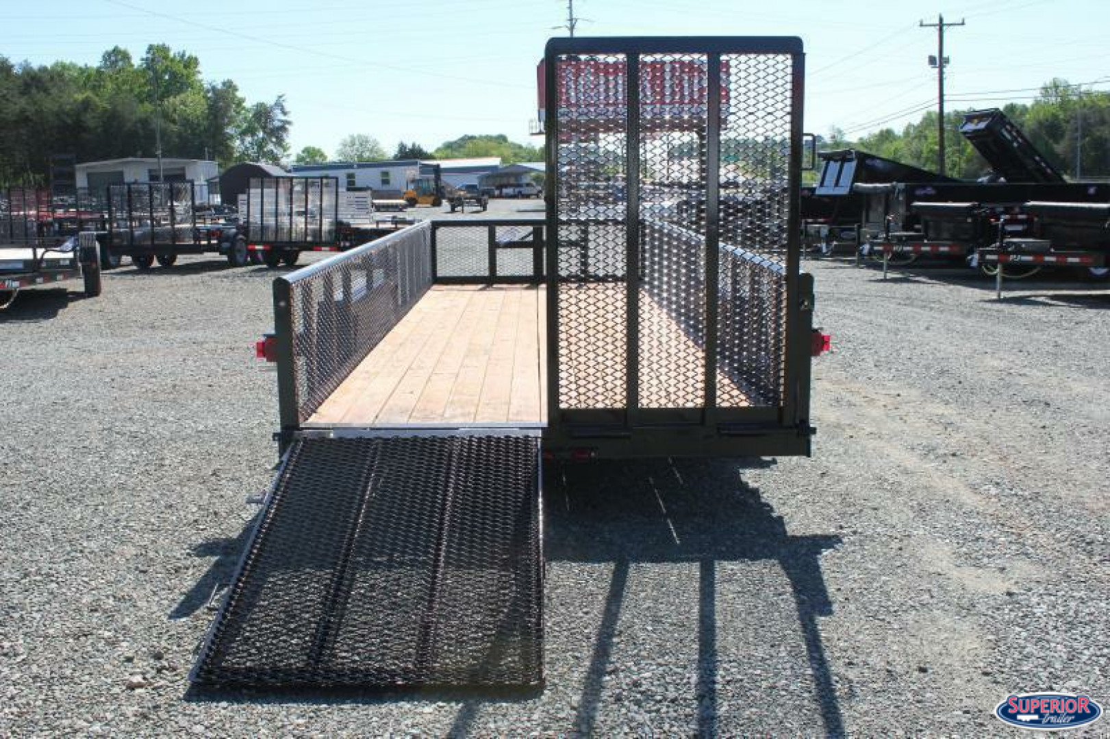 New 2024 TEXAS BRAGG TRAILERS 20BP 12K w/ 2' Expanded Sides and Split Gate Equipment Trailer