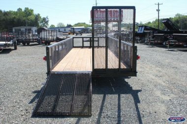 New 2024 TEXAS BRAGG TRAILERS 20BP 12K w/ 2' Expanded Sides and Split Gate Equipment Trailer