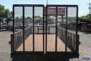 New 2024 TEXAS BRAGG TRAILERS 20BP 12K w/ 2' Expanded Sides and Split Gate Equipment Trailer