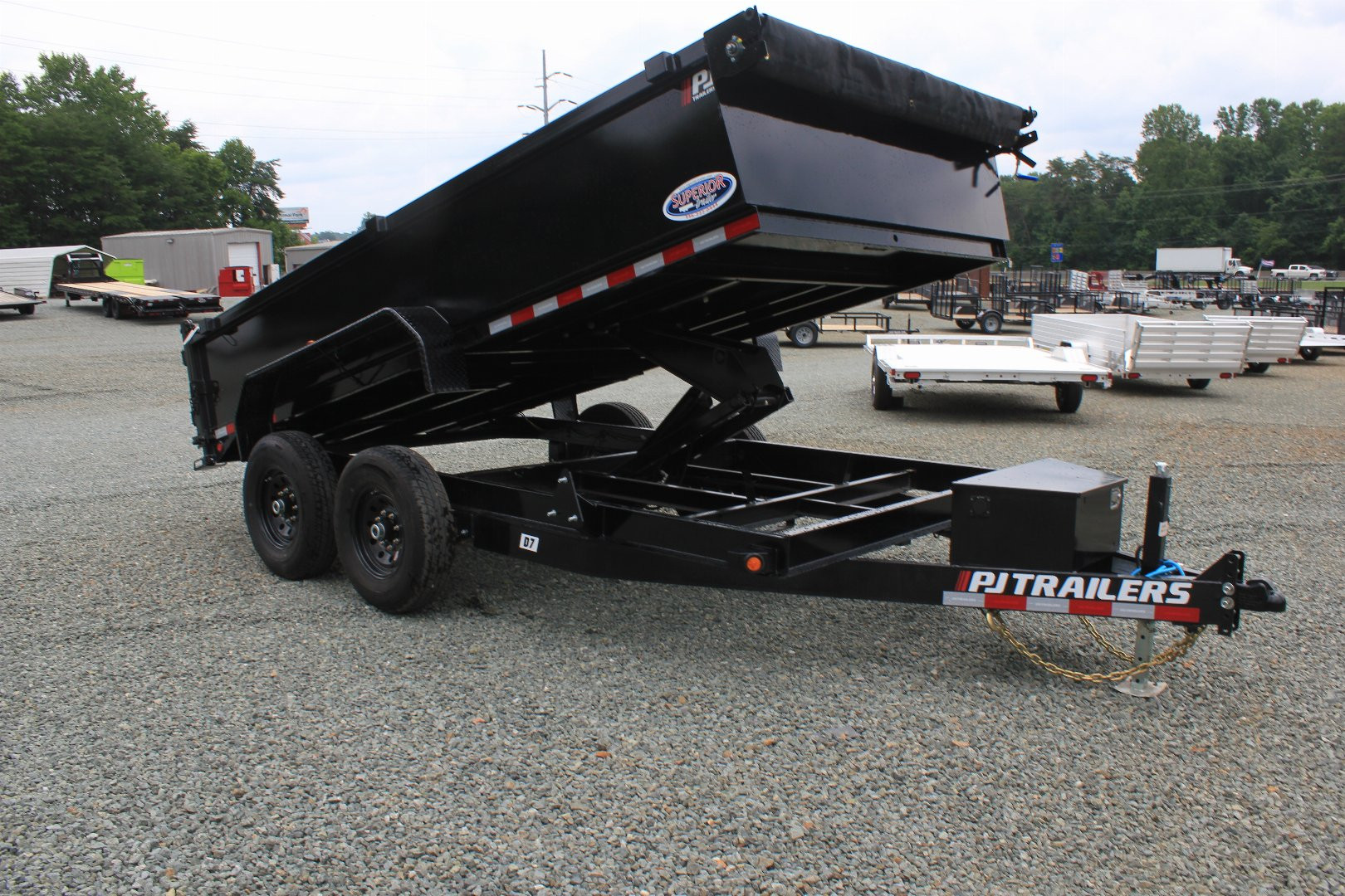 New 2025 PJ Trailers D7 7x14 14K Dump Trailer HOT ITEM WHILE SUPPLIES LAST