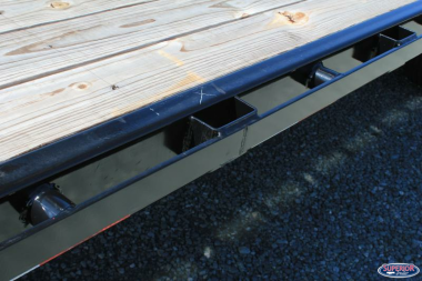 New 2024 PJ TRAILERS 24ft F8 14K w/ Fold Up Ramps & Front Tool Box