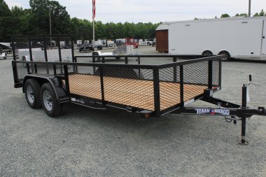 New 2024 TEXAS BRAGG TRAILERS 16LD w/ 2' Sides & Gate Utility Trailer