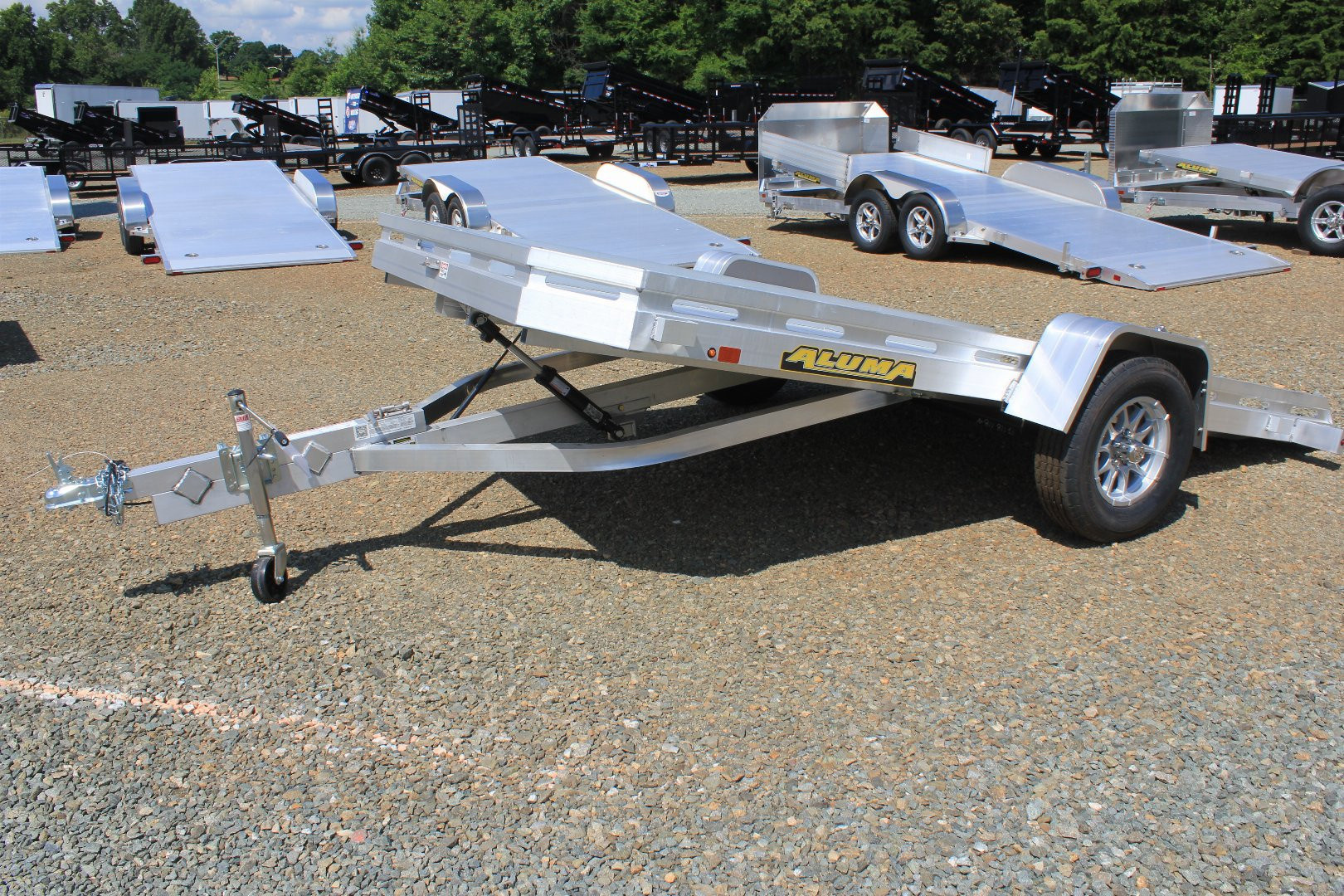 New 2024 ALUMA 7712H Tilt Trailer