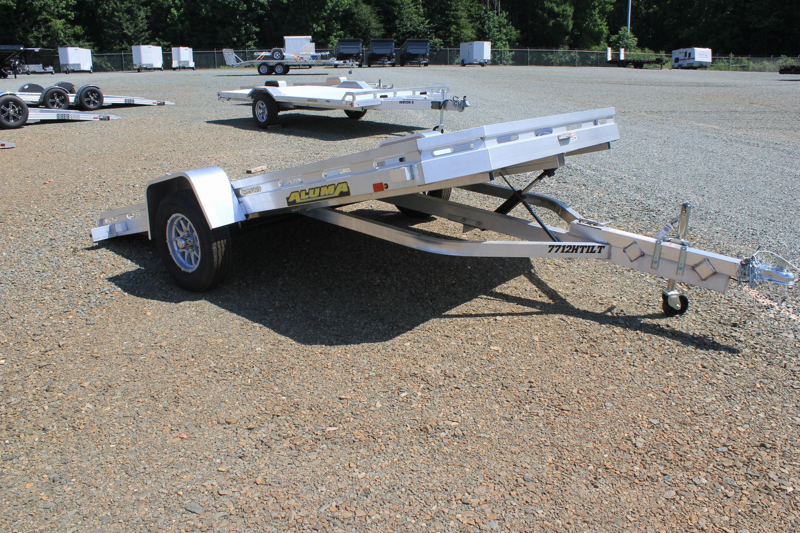 New 2024 ALUMA 7712H Tilt Trailer