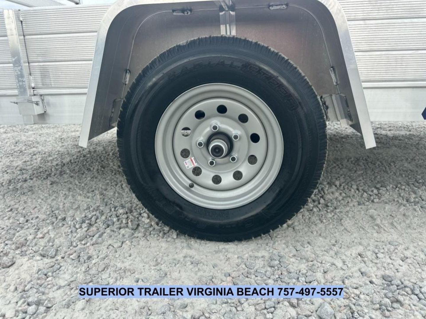 New 2025 Aluma 6310 w/ 12" Solid Sides Utility Trailer