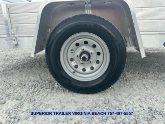 New 2025 Aluma 6310 w/ 12" Solid Sides Utility Trailer