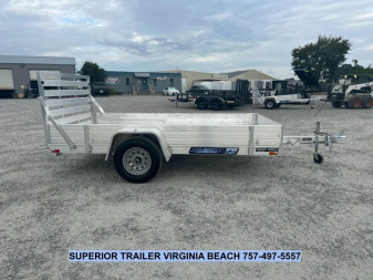 New 2025 Aluma 6310 w/ 12" Solid Sides Utility Trailer