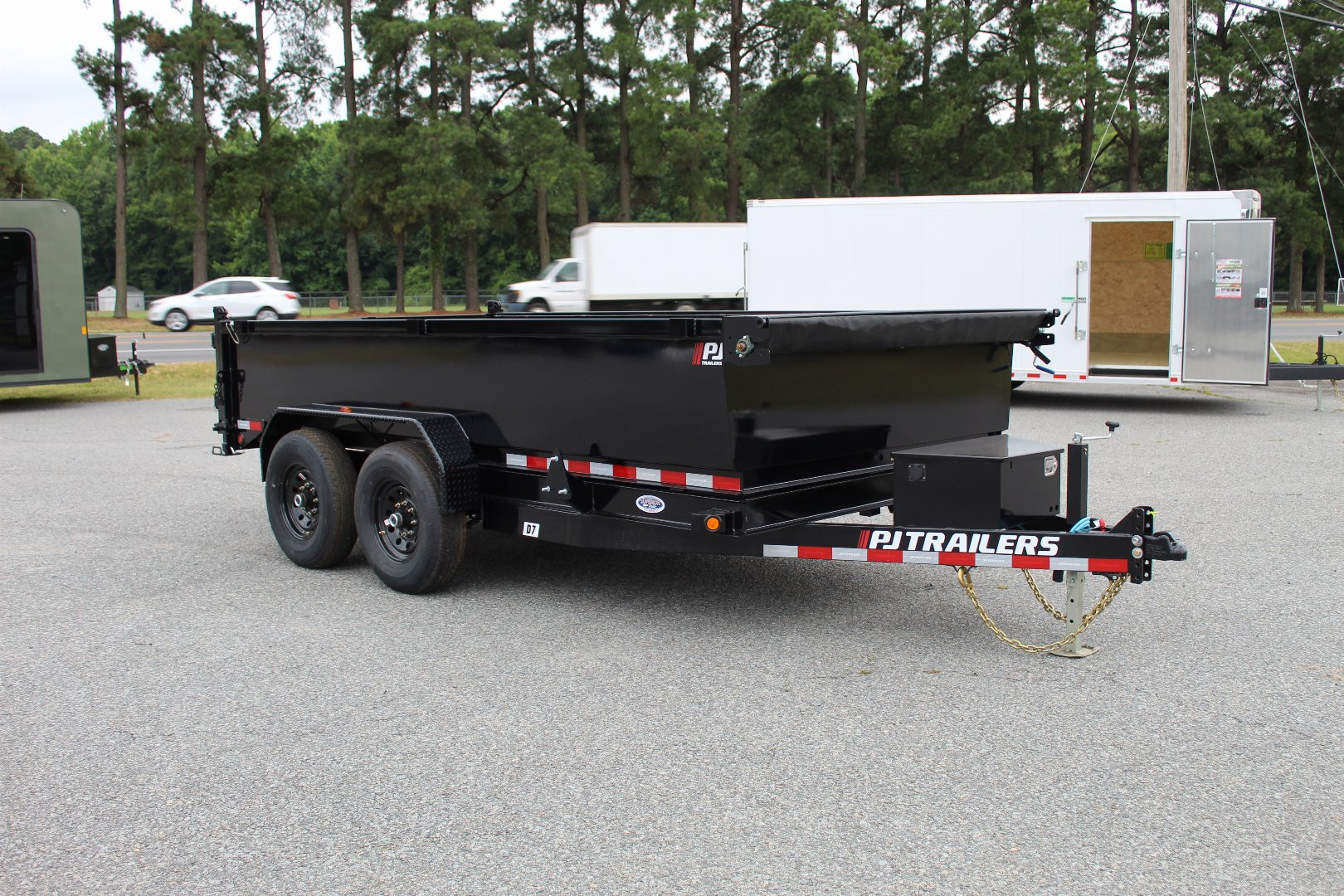 New 2025 PJ Trailers 7X14 D7 14K Dump Trailer HOT ITEM WHILE SUPPLIES LAST