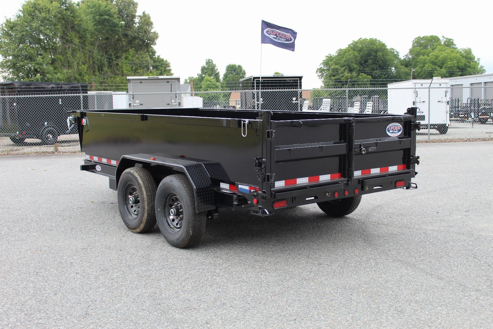 New 2025 PJ Trailers 7X14 D7 14K Dump Trailer HOT ITEM WHILE SUPPLIES LAST