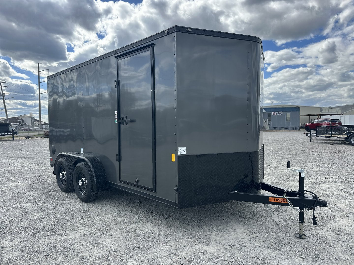 New 2025 CONTINENTAL CARGO 7x14 w/ Ramp & Black Out Pkg