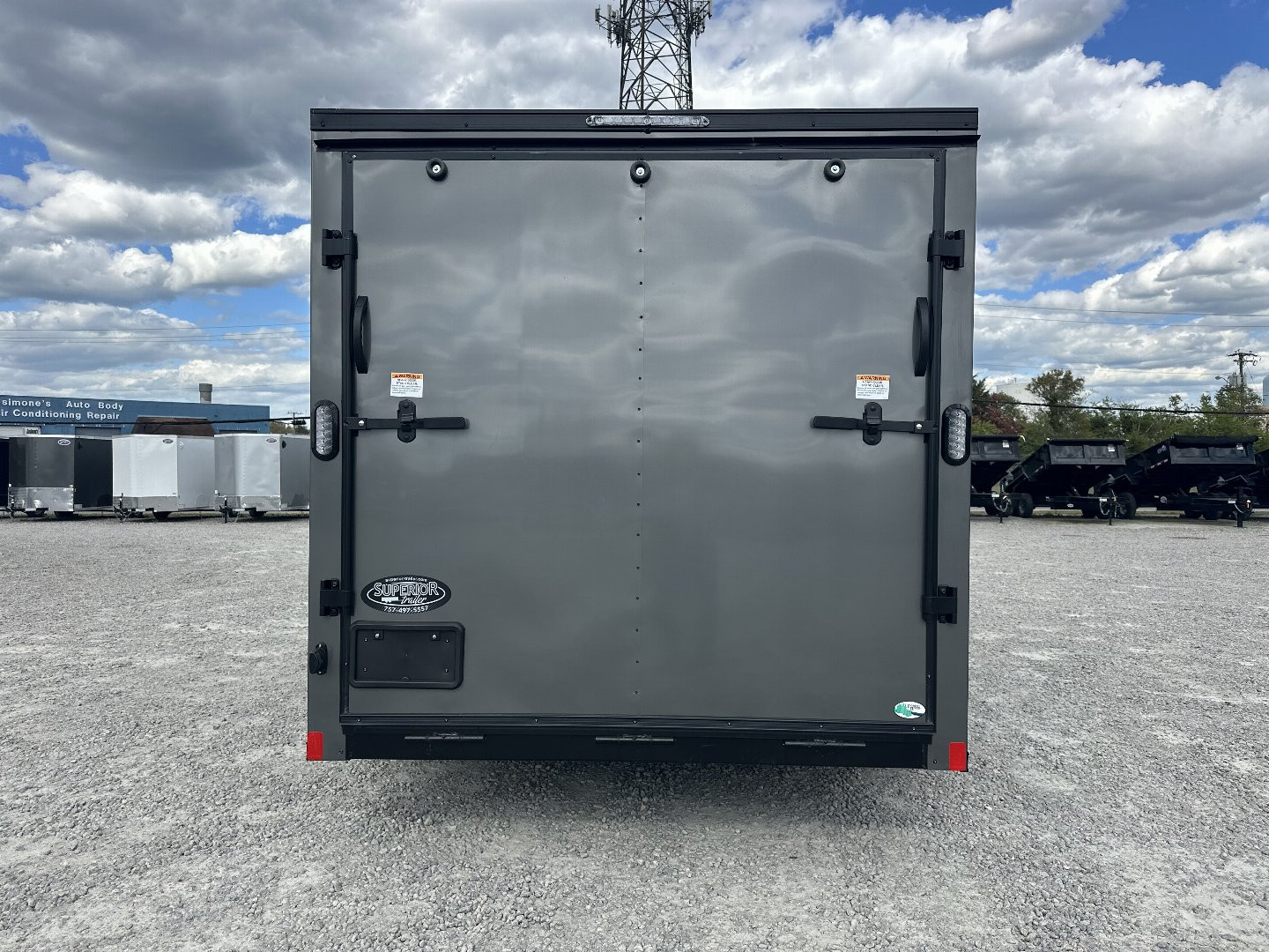 New 2025 CONTINENTAL CARGO 7x14 w/ Ramp & Black Out Pkg