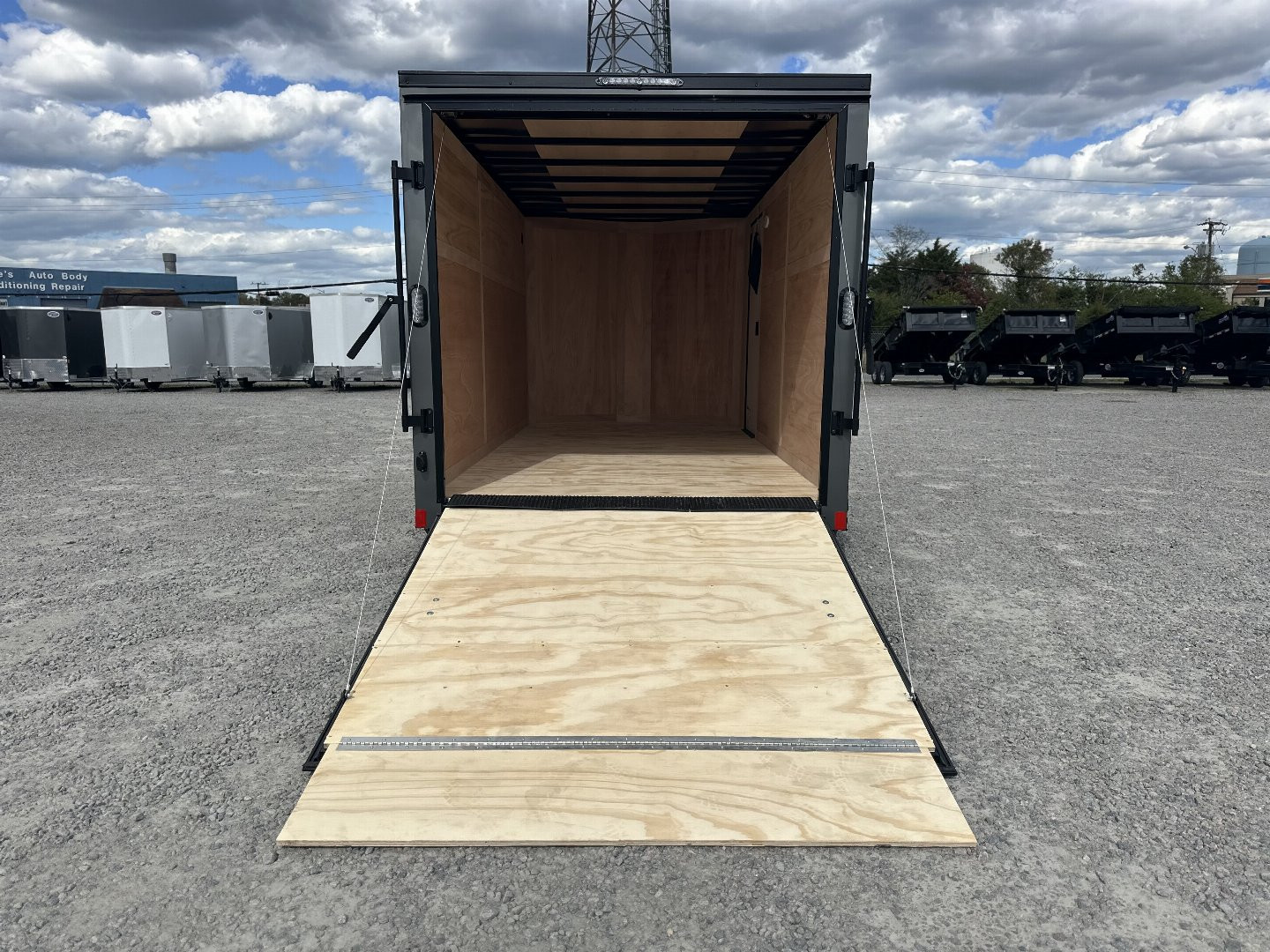New 2025 CONTINENTAL CARGO 7x14 w/ Ramp & Black Out Pkg