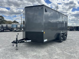New 2025 CONTINENTAL CARGO 7x14 w/ Ramp & Black Out Pkg