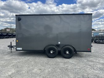 New 2025 CONTINENTAL CARGO 7x14 w/ Ramp & Black Out Pkg
