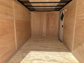 New 2025 CONTINENTAL CARGO 7x14 w/ Ramp & Black Out Pkg