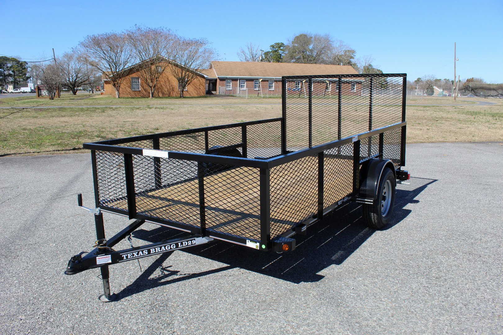 New 2024 TEXAS BRAGG TRAILERS 6x12LD w/ Gate Utility Trailer